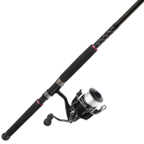 6'6 Silstar Sirius 7-12kg Fishing Rod and Reel Combo with Solid Glass Tip -2 Pce