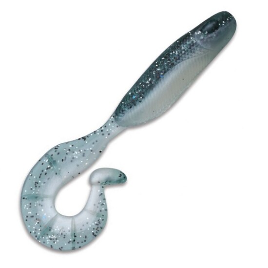 8 Pack of 2" Storm So-Run Curly Tail Hypno Grubs Soft Plastics - Lively Mackerel
