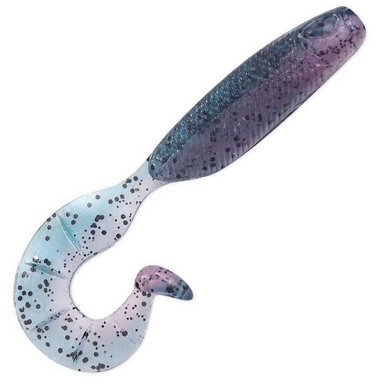 8 Pack of 2 Inch Storm So-Run Curly Tail Hypno Grubs Soft Plastics-Lively Trout