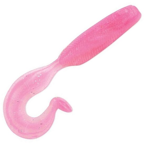 7 Pack of 3 Inch Storm So-Run Curly Tail Hypno Grubs Soft Plastics - Lewd Shrimp
