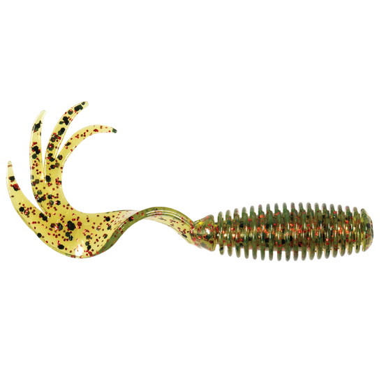 Zman 8 Pack of 2.5 Inch ST Grubz Soft Plastic Lures - WATERMELON RED