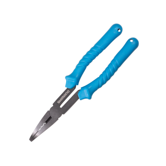 Shimano 7.5 Inch Alloy Split Ring Pliers with Stainless Steel Cutter
