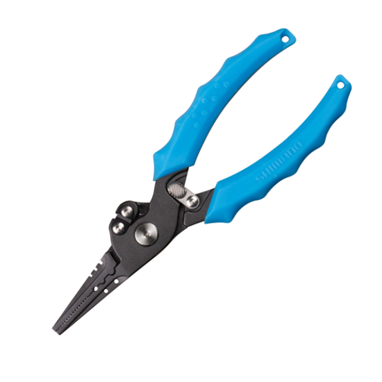 Shimano 6 Inch Stainless Steel Long Nose Pliers with Line Side Cutter