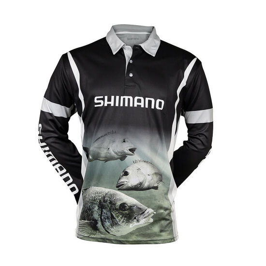 Size 3XL Shimano Brenious Bream Long Sleeve Tournament Fishing Shirt