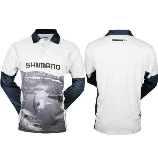 Size 2XL Shimano Sniper Kingfish Long Sleeve Tournament Fishing Shirt