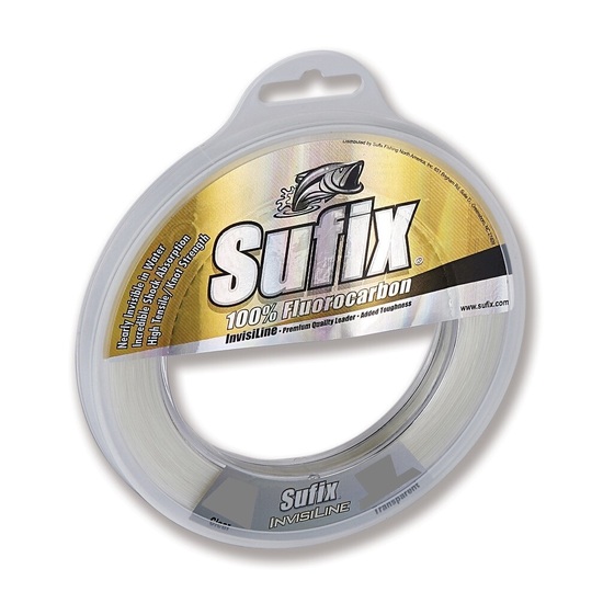 20m Spool of 100lb Sufix 100% Fluorocarbon InvisiLine Fishing Leader