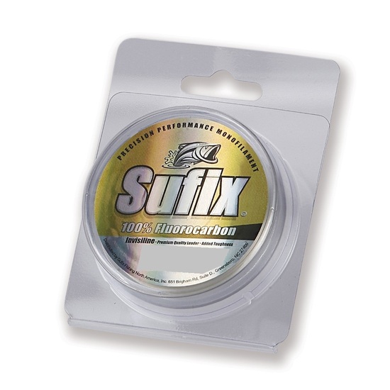 20m Spool of 2lb Sufix 100% Fluorocarbon InvisiLine Fishing Leader