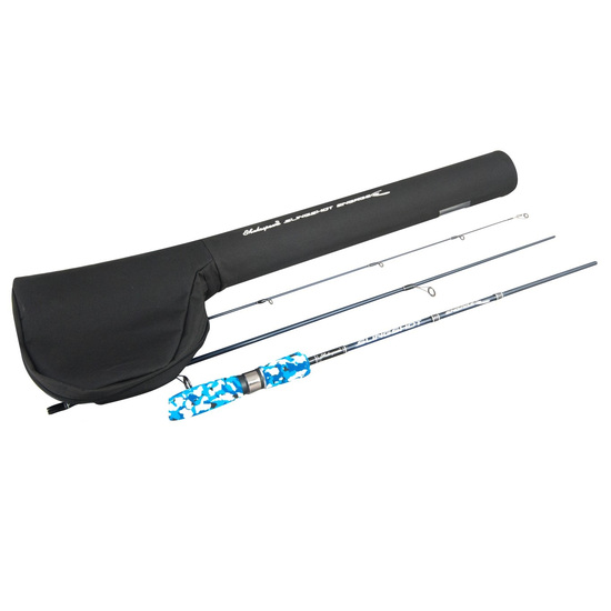 Shakespeare 7ft 10Kg 4 Pce Slingshot Engage Travel Fishing Rod With Tube-Spin Rod