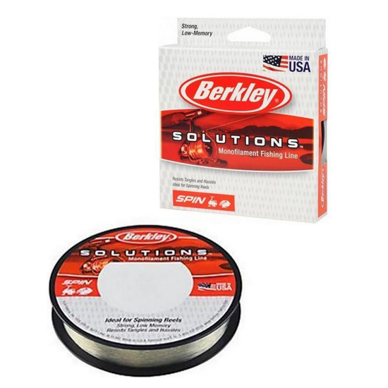 Berkley Solutions Fishing Line-250 Yds - 6,8,10,12,14,17 or 20lb-Made in U.S.A.