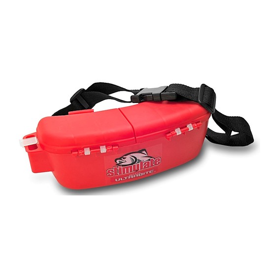 Stimulate Waist Tackle Box with Belt - Bait Bucket with Dividers In One Section