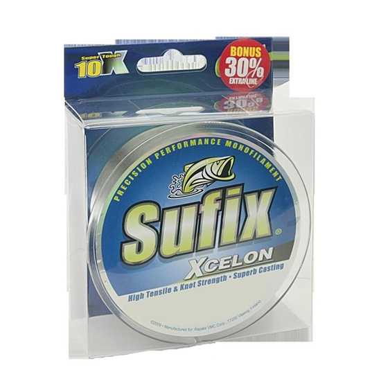 300yds of Sufix Xcelon Moss Green Mono Fishing Line Terminal Tackle