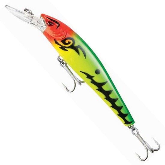 11cm Storm Thunder Barra Deep Diver Angry Roses Fishing Lure -Floating Hard Body