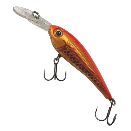 80mm Storm Thundercrank Madflash Hard Body Fishing Lure - Orange/Gold