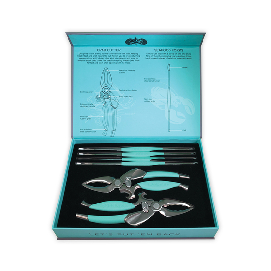 Toadfish Outfitters Crab And Lobster Tool Set - Seafood Tool Kit