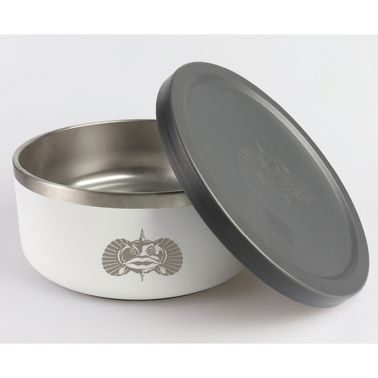 Toadfish Outfitters Non-Tipping Stainless Steel Dog Bowl