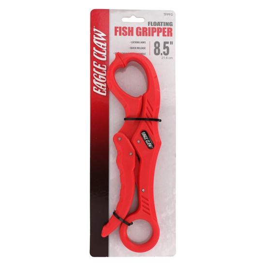 Eagle Claw 8.5 Inch Floating Fish Gripper with Locking Jaws - Lip Gripper