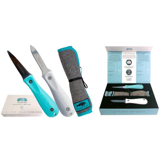 Toadfish Outfitters Oyster Shucking Knife Bundle