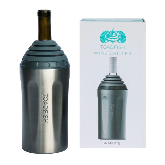 Rose Toadfish Stainless Steel Wine Chiller with Double Wall Vaccuum Insulation
