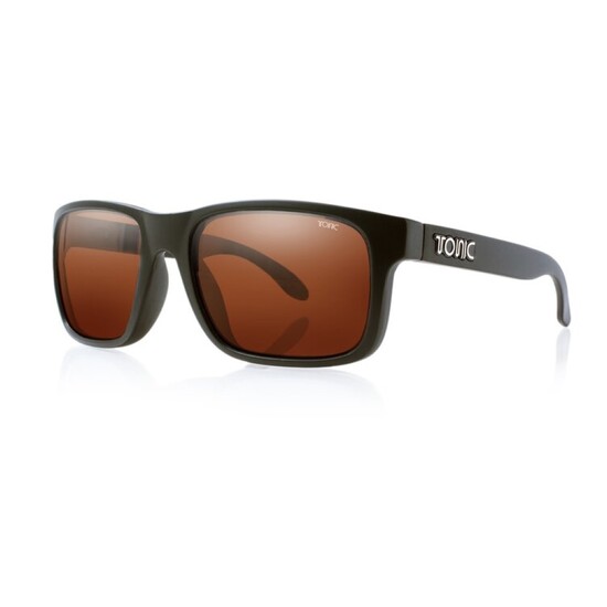 Tonic Mo Polarised Sunglasses with Glass Copper Photochromic Lens & Black Frame