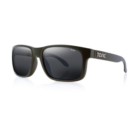 Tonic Mo Polarised Sunglasses with Glass Grey Photochromic Lens & Black Frame