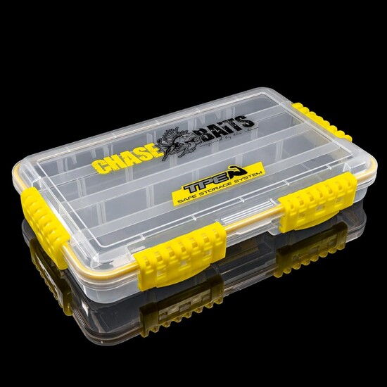 Small Wilson Deluxe Waterproof Fishing Tackle Tray - Worm Proof Tackle Box