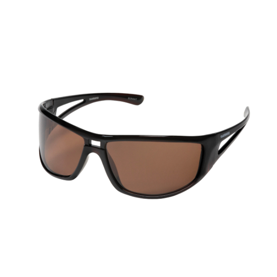 Shimano Antares 1 Polarised Sunglasses with Brown Frame and Dark Brown Lens