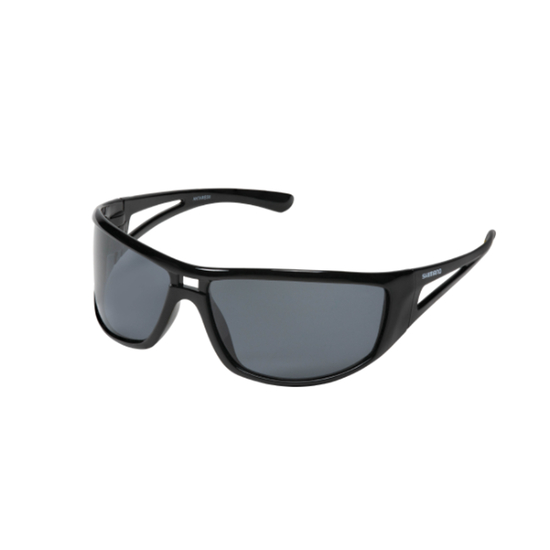 Shimano Antares 2 Polarised Sunglasses with Black Frame and Smoke Lens