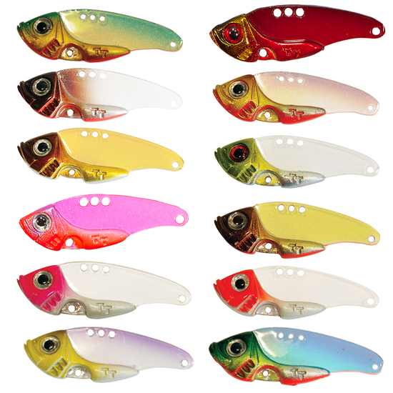 TT Lures 1/12oz Ghostblade Polycarbonate Vibe Lure - 36mm Blade - Rigged