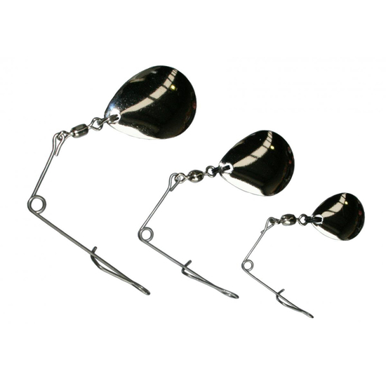 TT Lures Nickel Colorado Jig Spinner - Soft Plastic Lure Attachment