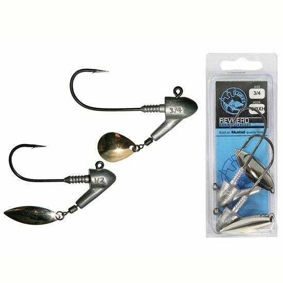 TT Lures Rev Head HD 3/4oz Size 6/0 HVY Jigheads - 2 Jig Heads per Pack