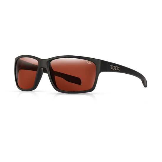 Tonic Titan Oversized Sunglasses - Glass Copper Photochromic Lens & Black Frame