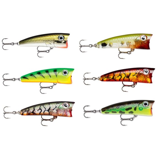 Rapala Ultra Light 4cm Surface Popper Fishing Lure - 3gm Top Water Popping Lure