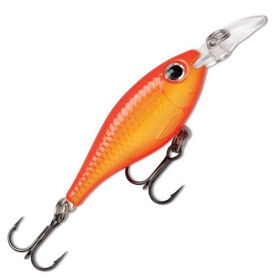 4cm Rapala Ultra Light Shad Finesse Sinking Hard Body Lure - Gold Fluoro Red