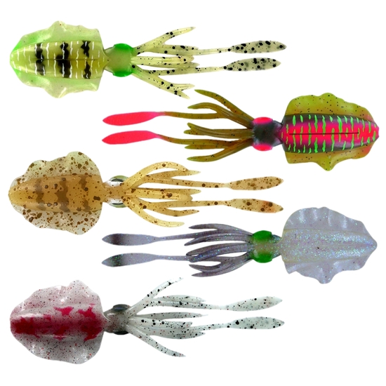 3 Pack of 150mm Chasebait Ultimate Squid Softbody Fishing Lure