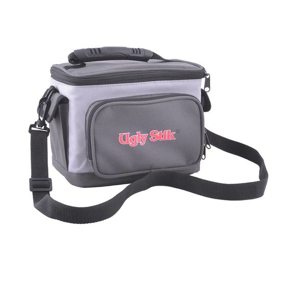 Ugly Stik 6 Can Insulated Cooler Bag with Stubby Cooler and Twin Drink Holders