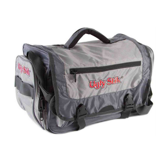 Ugly Stik Fishing Tackle Bag with 4 Large Tackle Trays and Multiple Pockets