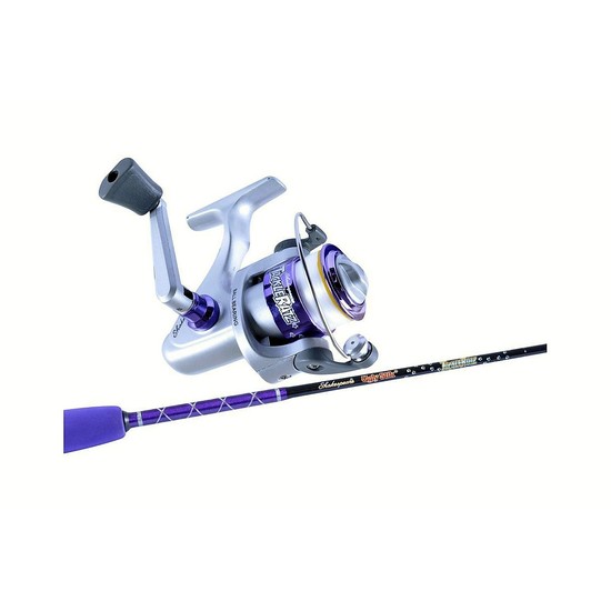 Ugly Stik 3'9 Tackle Ratz Purple Kids Rod & Reel Combo-1 Pce-Spooled With Line