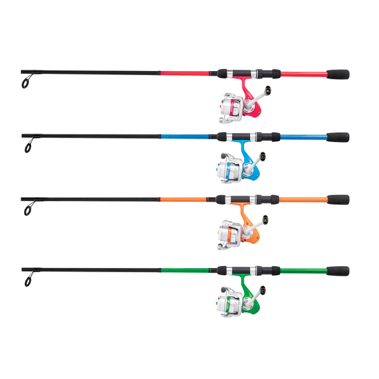 6ft Okuma 2 Piece Vibe Fishing Rod and Reel Combo Spooled with Line