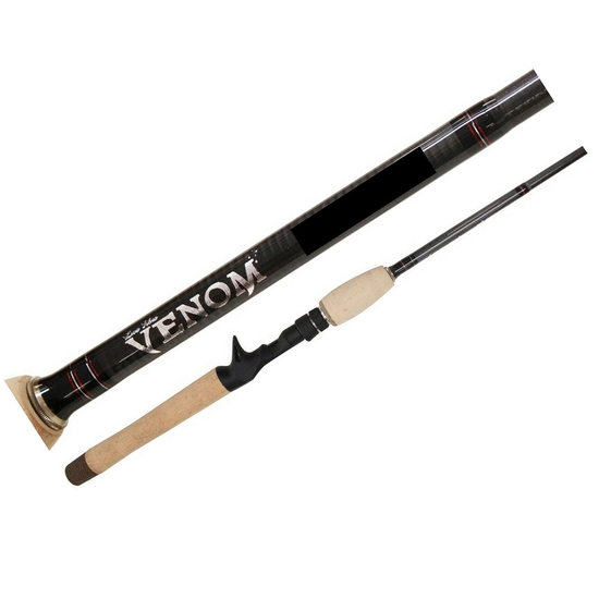 Live Fibre Venom 5'9 1 Piece Baitcaster Rod with Cork Grips and Fuji Componentry