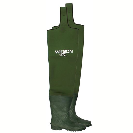 Wilson Neoprene Hip Waders with Adjustable Hook and Loop Fastening Straps