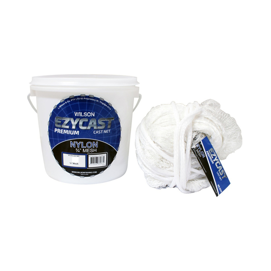 Wilson EZYCAST Nylon Cast Net with 3/4 Inch Mesh Size and Bottom Pocket