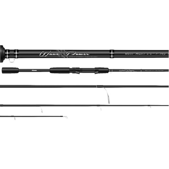6ft Okuma Wave Power 1-3kg Spin Rod - 2 Piece Spinning Fishing Rod