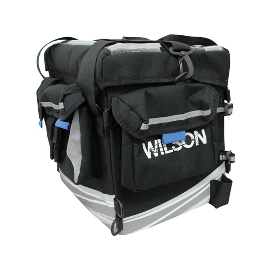 Wilson Ultimate Fishing Tackle Station - Kayak Tackle Bag with Triple Rod Holder