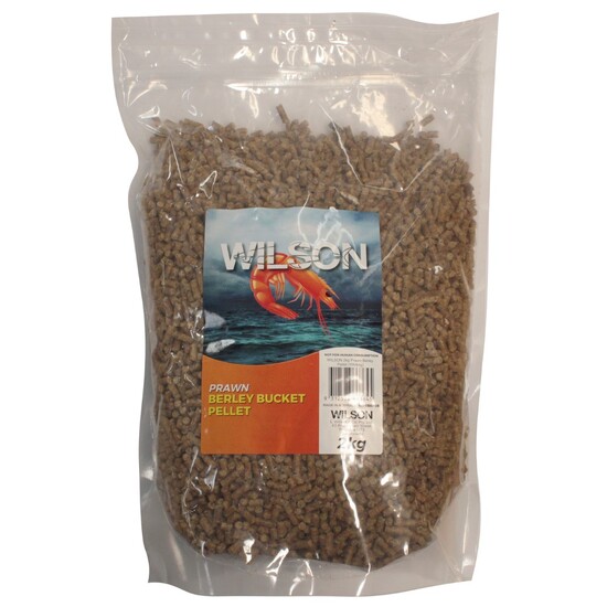 2kg Pack of Wilson Prawn Berley Pellets - Whiting Attractant