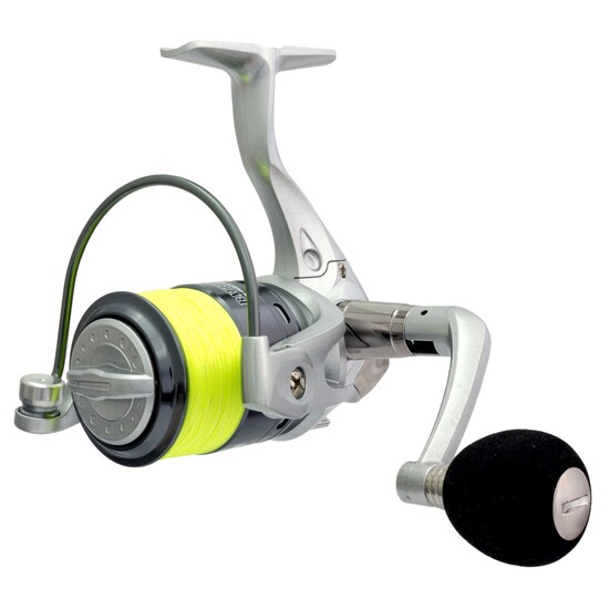 Wilson Battle-X 3000 4 Ball Bearing Fishing Reel Spooled with 10lb Braid - Spin