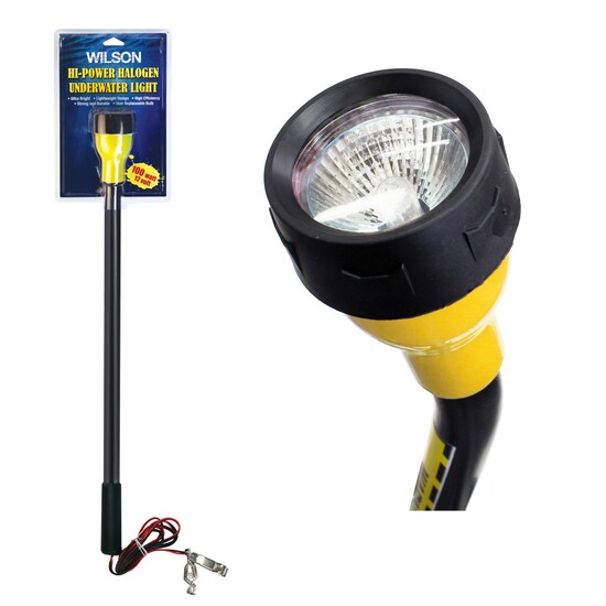 100 Watt Wilson Hi-Power 12 Volt Halogen Underwater Fishing Light