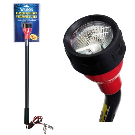50 Watt Wilson Hi-Power 12 Volt Halogen Underwater Fishing Light