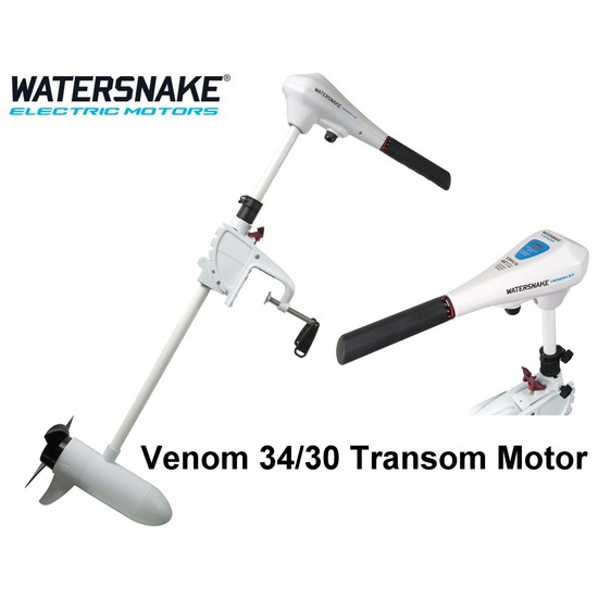 Watersnake Venom SXW 34/30 Transom Mount Electric Motor- 30" Shaft - 34lb Thrust