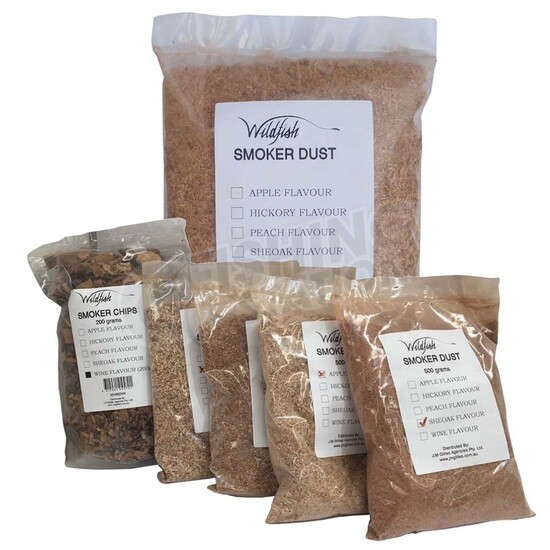 500gm Pack of Wildfish Smoker Dust - Smoking Saw Dust