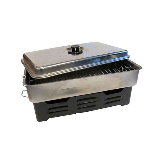 Wildfish Stainless Steel Fish Smoker - 2 Tray Design with Dual Spirit Burners